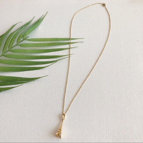 Stainless Steel Eiffel Tower Necklace Paris Necklace Traveller Pendant Necklace - Picture 2 of 3